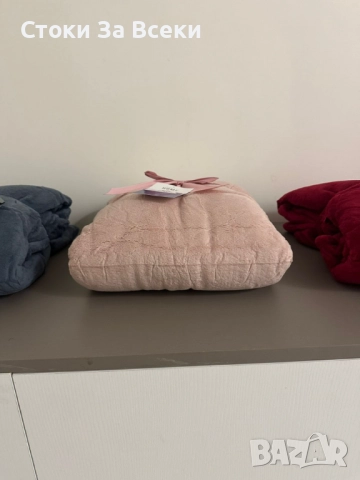 Топло зимно одеяло с ръкави и качулка Home Sweet, снимка 10 - Спално бельо - 52252422