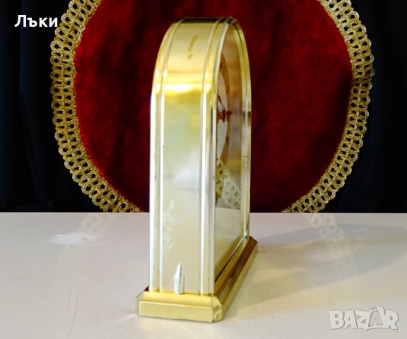 Кралски настолен часовник скелетон S.Haller. , снимка 5 - Антикварни и старинни предмети - 52553554