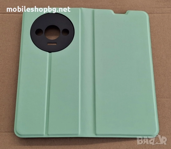 Redmi A3 калъф страничен розов зелен, снимка 3 - Калъфи, кейсове - 51492995