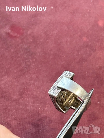 Дамски сребърен пръстен с цирконии, снимка 2 - Пръстени - 52902989