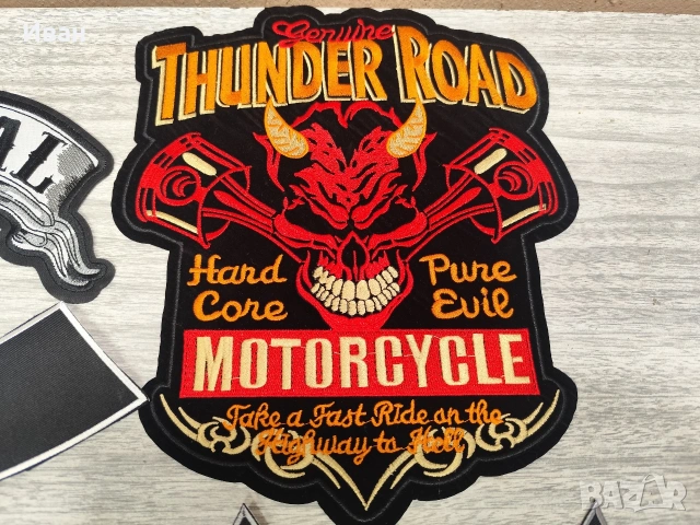 Бродерии/гърбове/пачове за мото елек, снимка 3 - Аксесоари и консумативи - 53757387