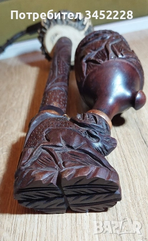Лула дърворезба и кост за ценители , снимка 8 - Антикварни и старинни предмети - 54019383