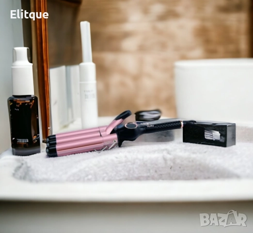 Маша за коса ретро Voltz, 60W, Турмалинов кристал покритие, 200°C , Черен