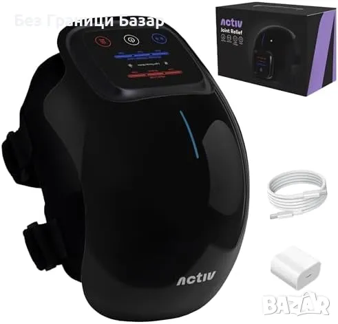 Нов Activ Масажор за коляно с топлина, вибрации и червена светлина
