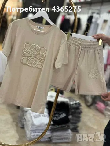 прекрасни летни дамски памупни комплекти с камъчета и бродерия,в, снимка 2 - Други - 50296279