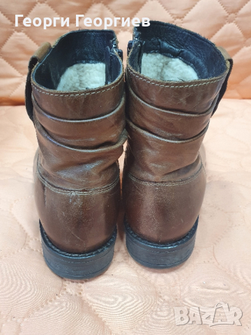 Зимни обувки естествена кожа 42., снимка 4 - Мъжки боти - 44959669