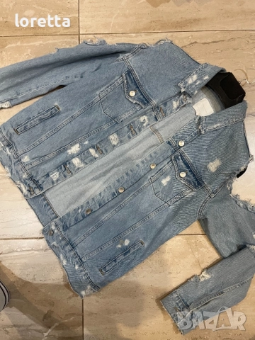 Заря дънкова яке , снимка 3 - Якета - 51705856