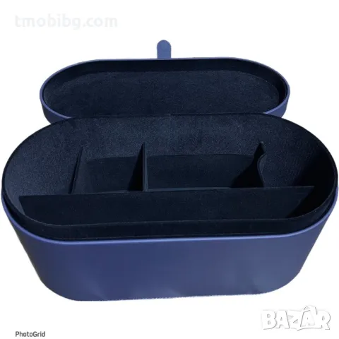 Dyson HS01 PU Leather Case Blue кожен куфар за маша или сешоар, снимка 2 - Чанти - 47556725