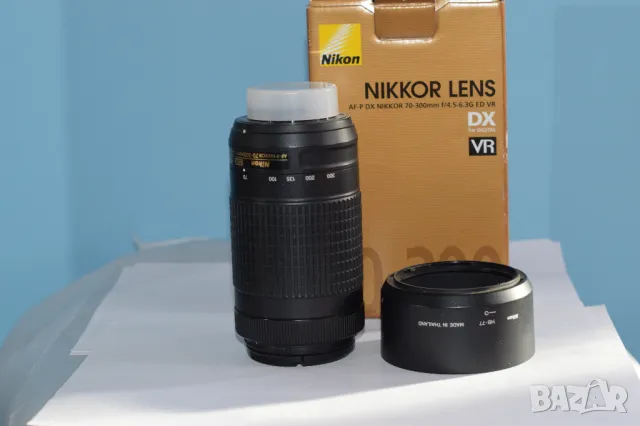 Nikon AF-P 70-300mm f  4.5-6.3 E ED VR, снимка 4 - Обективи и филтри - 48875024