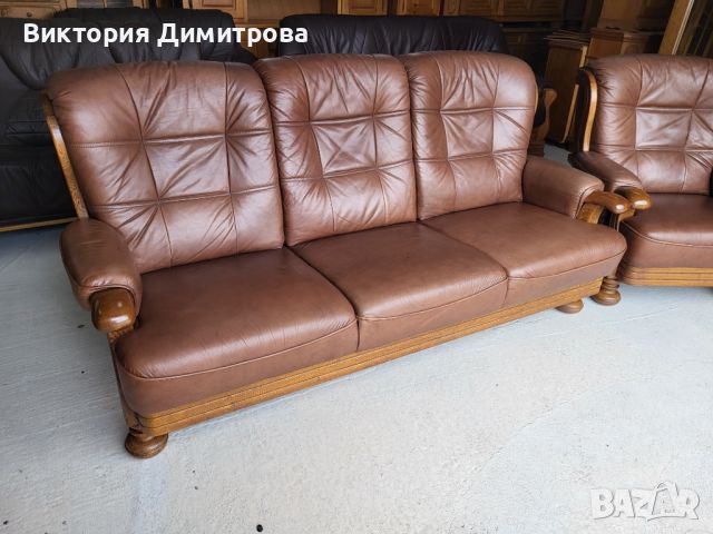 Комплект диван и кресло, снимка 2 - Дивани и мека мебел - 45529151