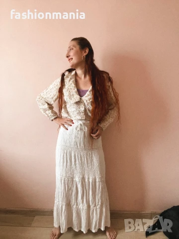  Романтична бохо макси пола – втора употреба 🤍, снимка 5 - Поли - 50645857