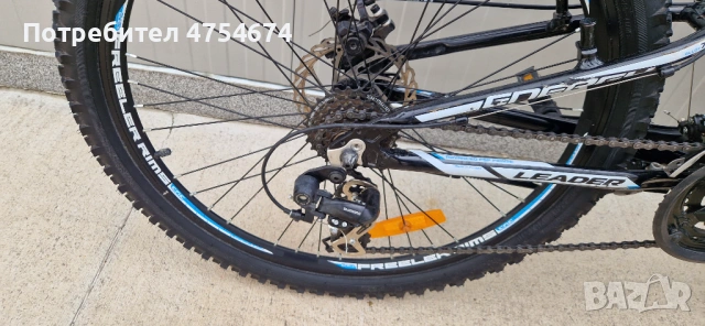 Алуминиев велосипед LEADER колело 26", снимка 2 - Велосипеди - 53746092