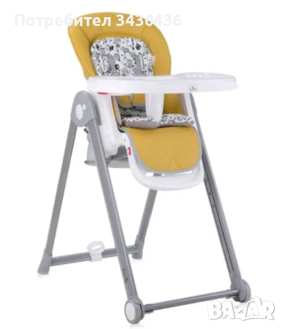 Столче за хранене Lorelli Party Lemon Curry Leather