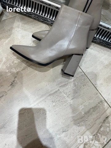 Боти от естествена кожа , снимка 3 - Дамски боти - 52206179