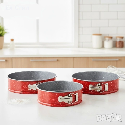 Комплект форми за печене - ринг Voltz, снимка 3 - Други - 53585845