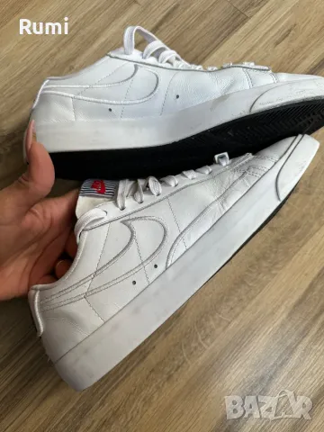 Оригинални кожени кецове Nike Blazer Low! 38,5 н, снимка 8 - Кецове - 47334836