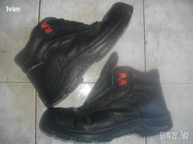 Български Работни Боти Обувки Високи от Естествена Телешка Кожа №45-UNITY-VIKING-T-ОТЛИЧНИ, снимка 17 - Мъжки боти - 45636219