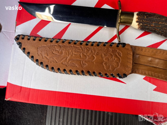 Стар Български,рог,30см,3мм, снимка 3 - Ножове - 52891026