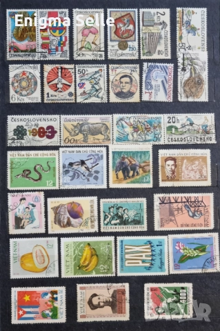 Колекция от стари пощенски марки , снимка 5 - Филателия - 52778231