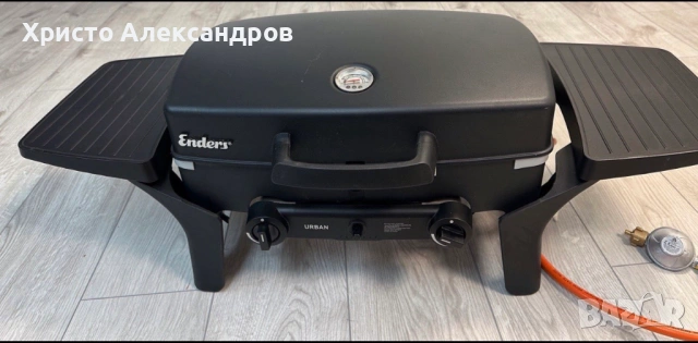 Газово барбекю Enders, корпус от лят алуминий, чугунени скари, тавичка за оттичане на мазнина, пиезо, снимка 9 - Барбекюта - 53515175