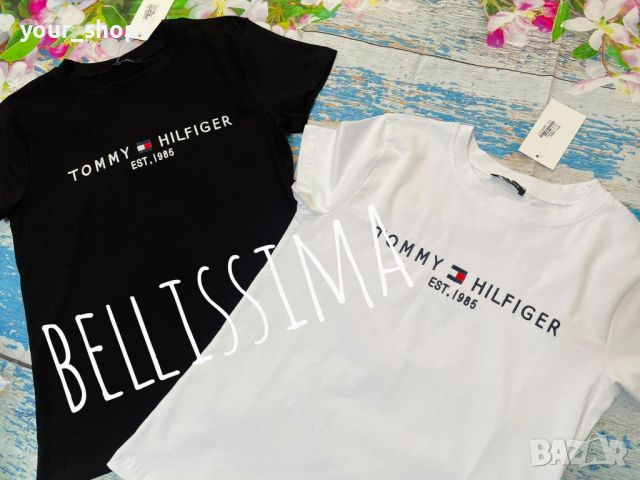 2 цвята дамска тениска Tommy Hilfiger , снимка 2 - Тениски - 45484421