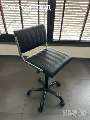 Висок стол на колелца City с 24м гаранция и безплатна доставка до офис, снимка 8 - Столове - 49942671