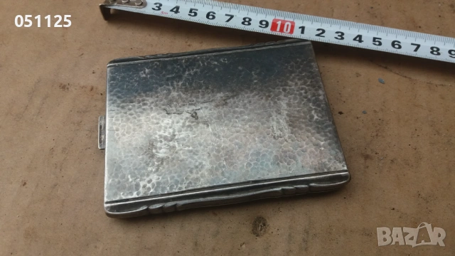 дебело посребрена табакера , снимка 6 - Антикварни и старинни предмети - 54068080