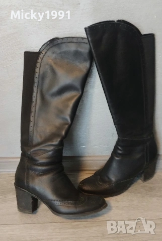 Ботуши от естествена кожа 