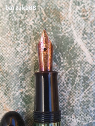 Златна писалка Pelikan Gunther 14k + Пиромолив + Калъфче, снимка 11 - Колекции - 45635337