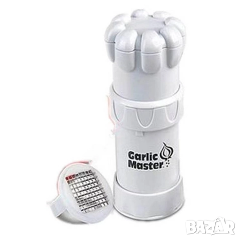 преса за чесън на кубчета