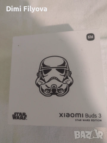 Безжични слушалки XIAOMI Buds 3 Star Wars Edition Stormtrooper – нови  , снимка 3 - Слушалки и портативни колонки - 54183230