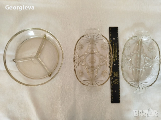 стъклени чинии  за ордьовър 