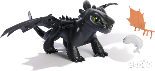 Интерактивна играчка Беззъб-Как да си дресираш дракон/ How to train your dragon-Toothless, снимка 4 - Други - 51679009