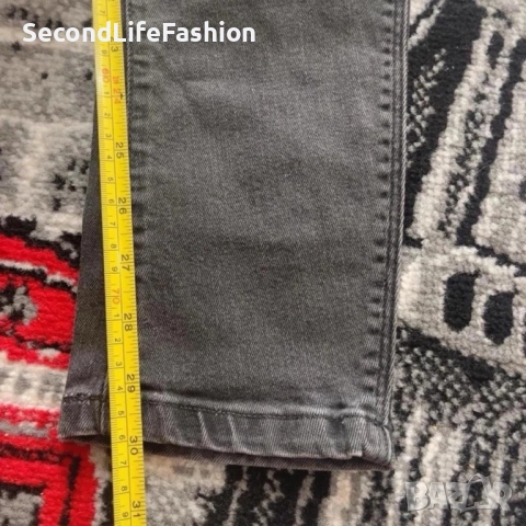 Дамски черни тесни дънки G-Star Raw с цип, размер 27, снимка 6 - Дънки - 52574563