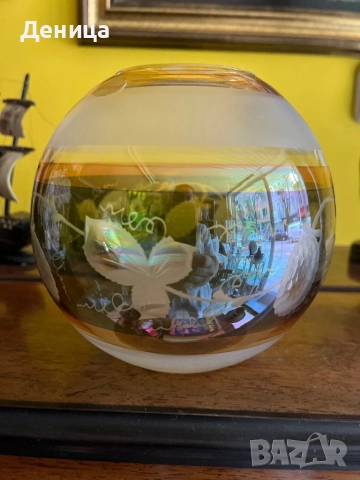 Кристална ваза на Joska Ръчна гравюра и налични етикети , снимка 9 - Вази - 51638133