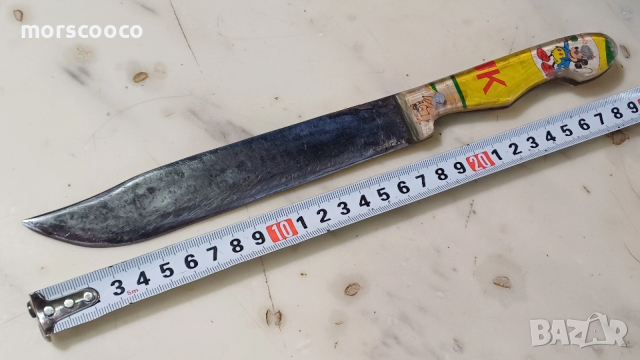 Стар български касапски нож , снимка 3 - Ножове - 52960305