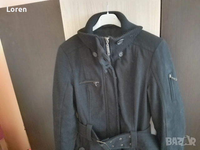 Хубаво черно палто , снимка 5 - Палта, манта - 39578389