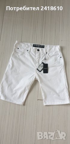 Emporio Armani Stretch Cotton Short Mens Size 34 НОВО! ОРИГИНАЛ! Мъжки Къси Дънкови Панталони!, снимка 10 - Къси панталони - 45573270
