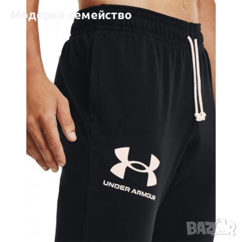 Мъжко спортно долнище under armour rival terry jogger black, снимка 3 - Спортни дрехи, екипи - 46651406