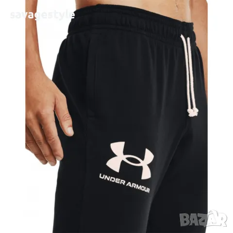 Мъжко спортно долнище UNDER ARMOUR Rival Terry Jogger Black, снимка 3 - Спортни дрехи, екипи - 47446581