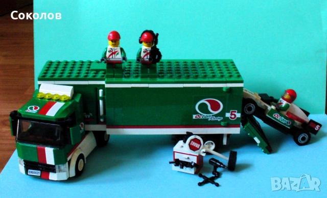 LEGO City Камиони 60020, 60025, 60060 и каскадьорски самолет 60019, снимка 10 - Конструктори - 54000689