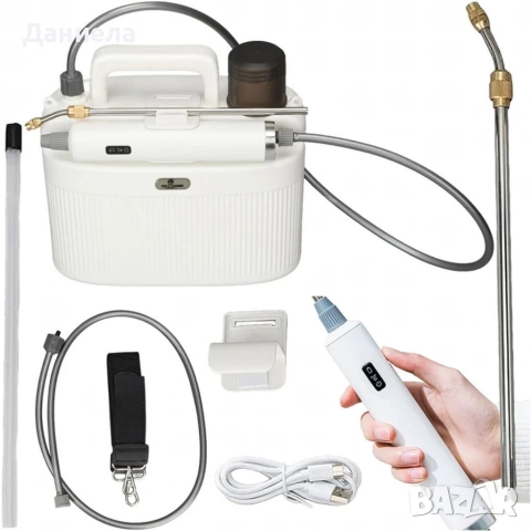 Електрическа градинска пръскачка с батерия 2200 Mah, налягане, 5L, снимка 13 - Други стоки за дома - 53309574