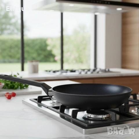 🍳 Тиган Edenberg с керамично незалепващо покритие – Край на залепналите манджи, снимка 11 - Съдове за готвене - 53529184