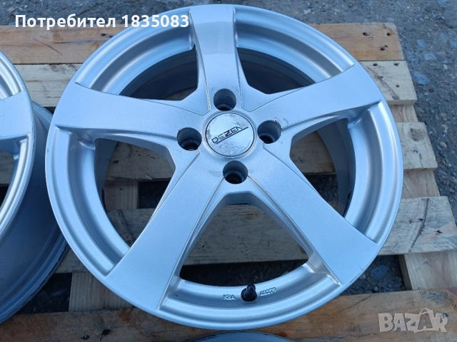 Лети джанти 16ки 4х100 Dezent, снимка 7 - Гуми и джанти - 52227630