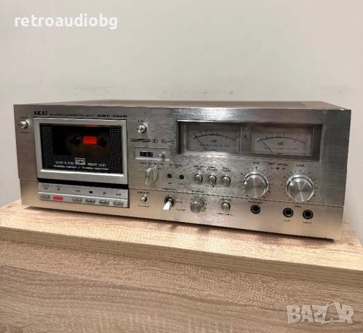 🔈ТОП ЦЕНА - Ретро триглав дек AKAI GXC-750D - Made in Japan - Профилактиран🔈, снимка 5 - Декове - 53416336