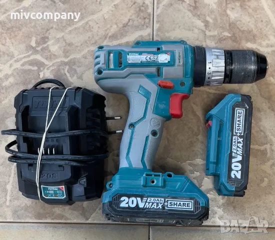 Акумулаторен ударен безчетков винтоверт TOTAL TIDLI2002 Industrial, снимка 1