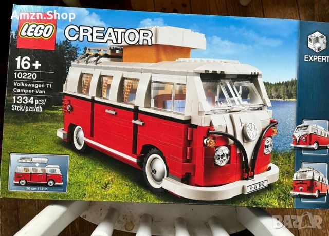 LEGO 10220 Creator Expert Volkswagen T1 Camper Van, снимка 9 - Колекции - 45637221