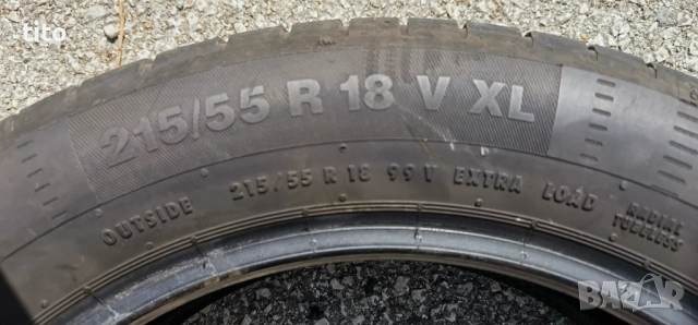 Като НОВИ 215/55R18 CONTINENTAL ContiEcoContact 5 99V XL, снимка 8 - Гуми и джанти - 54280373