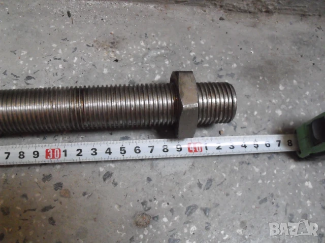 винт с гайка  неръждаем, снимка 2 - Други инструменти - 51289817