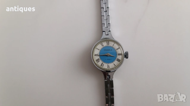 Дамски ръчен часовник - CHAIKA - 17 jewels, снимка 3 - Антикварни и старинни предмети - 53731536